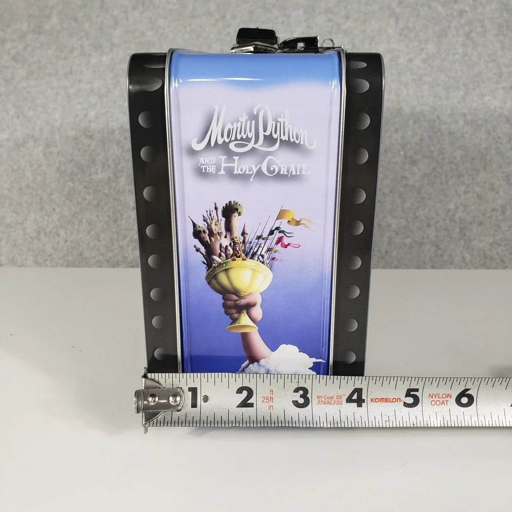Monty Python and the Holy Grail Tin Lunch Box None Shall Pass Black Knight Metal